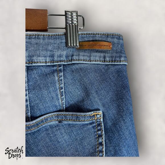 Pilcro by Anthropologie Women's Jeans Size 16W High Rise Skinny Fit Blue Denim - Picture 3 of 4